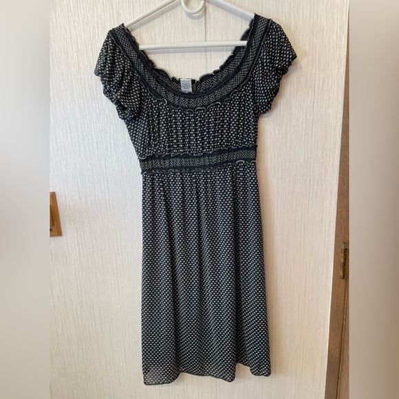 Max Studio Babydoll Dress Y2K Style Black Size Small - Picture 1 of 6